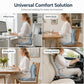 🪑💆Integrated Memory Foam Seat & Lumbar Cushion | Comfort for Long Hours at Your Desk