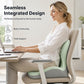 🪑💆Integrated Memory Foam Seat & Lumbar Cushion | Comfort for Long Hours at Your Desk