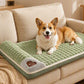🐱🐶Thick Plush Pet Sleeping Mat with Raised Headrest for Dogs & Cats☁️