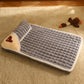 🐱🐶Thick Plush Pet Sleeping Mat with Raised Headrest for Dogs & Cats☁️