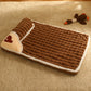 🐱🐶Thick Plush Pet Sleeping Mat with Raised Headrest for Dogs & Cats☁️