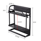 🧊🧲Magnetic Refrigerator Organizer Rack with Paper Towel Holder & Hooks