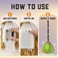 🧙👻Animated Witch Broom Halloween Decoration with Lights & Sound🥳