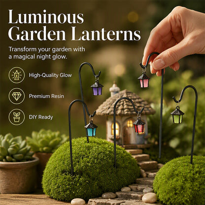 🏮7 colors, premium resin, sturdy iron hooks – magical garden decor🌈