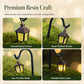 🏮7 colors, premium resin, sturdy iron hooks – magical garden decor🌈