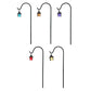 🏮7 colors, premium resin, sturdy iron hooks – magical garden decor🌈