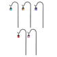 🏮7 colors, premium resin, sturdy iron hooks – magical garden decor🌈