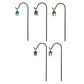 🏮7 colors, premium resin, sturdy iron hooks – magical garden decor🌈
