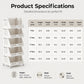 📦🛞Multi-Tier Foldable Rolling Storage Cart | Lockable Wheels, Quick-Fold🔧
