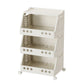 📦🛞Multi-Tier Foldable Rolling Storage Cart | Lockable Wheels, Quick-Fold🔧