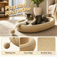 🐱 2-in-1 Sisal Cat Scratcher Bed – Scratch, Play & Lounge