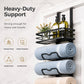 🚪🛁Over-the-Door Towel Rack with Storage Shelf – No-Drill Bathroom Organizer