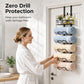 🚪🛁Over-the-Door Towel Rack with Storage Shelf – No-Drill Bathroom Organizer