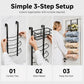 🚪🛁Over-the-Door Towel Rack with Storage Shelf – No-Drill Bathroom Organizer
