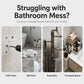 🚪🛁Over-the-Door Towel Rack with Storage Shelf – No-Drill Bathroom Organizer