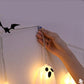 👻Halloween Ghost String Lights – 10-Piece LED Spooky Outdoor Decor🎃