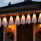 👻Halloween Ghost String Lights – 10-Piece LED Spooky Outdoor Decor🎃
