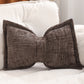 🎀🛋️ Soft Chenille Bow-Shaped Throw Pillow