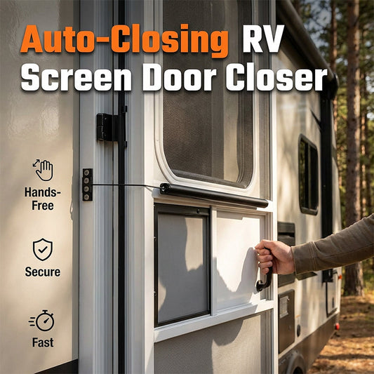 🚐Screen Door Closer – Adjustable Tension for Campers & Trailers