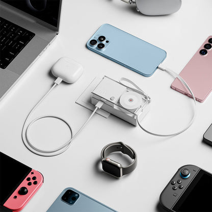 🔋 50% OFF NOW! 📱 3-in-1 Fast Charge Power Bank – Built-in Cable, Compact Design & Modern Style – For Travel, Commute & Desk Use 🚀