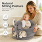 🧸👶Plush Baby Support Seat – Cartoon Floor Chair for Sit-Up Play