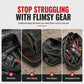 🧰🔧Heavy-Duty Waterproof Tool Bag with Hard Bottom