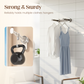 🏠🪟Foldable Telescopic Suction Cup Clothes Drying Rack