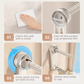 🏠🪟Foldable Telescopic Suction Cup Clothes Drying Rack