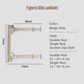 🏠🪟Foldable Telescopic Suction Cup Clothes Drying Rack