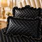 🛏️🧵Quilted Bed Skirt with 18-Inch Drop