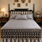🛏️🧵Quilted Bed Skirt with 18-Inch Drop
