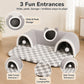 🐱🕳️3-in-1 Plush Cat Tunnel & Bed🔮