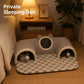🐱🕳️3-in-1 Plush Cat Tunnel & Bed🔮