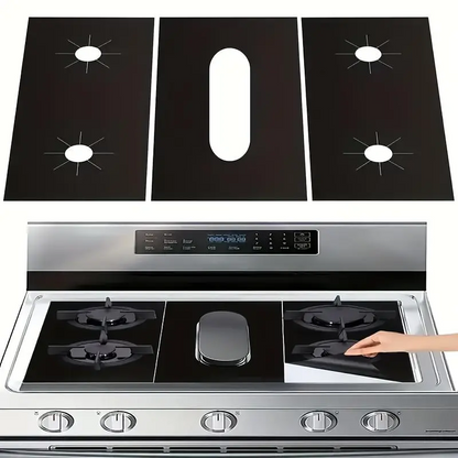 🍳🌡️Gas Stove Burner Liners | No More Scrubbing Burnt‑On Stove Messes