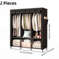 🧥🔩Tool-Free Portable Fabric Closet | Extra Closet Space, No Drilling