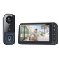 📹🚪No-WiFi Local Wireless Video Doorbell Kit | Point-to-Point, No Smartphone App Required🖥️