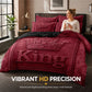 🛌☁️Modern Crown‑Print 3‑Piece Bedding Set | Soft Brushed Micro‑Fiber Duvet‑Cover Kit🧵