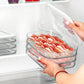 🧊🥗Stackable Clear Fridge Storage Bins | Keep Your Meal Prep Ingredients Tidy