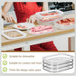 🧊🥗Stackable Clear Fridge Storage Bins | Keep Your Meal Prep Ingredients Tidy
