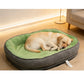 🛋️🐾All-Season Bolster-Style Pet Bed | Dual-Texture Fabric Provides Cozy Rest All Year Round🪑
