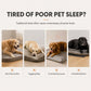 🛋️🐾All-Season Bolster-Style Pet Bed | Dual-Texture Fabric Provides Cozy Rest All Year Round🪑