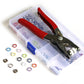 ✂️🧵DIY Button‑Sewing Kit – Rust‑Proof Copper Snaps, Hand Plier, Multi‑Color🧰