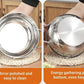 🍳🌡️Stainless Steel Deep Fry Pot | Built-in Thermometer & Oil Drain Rack🫗