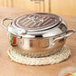 🍳🌡️Stainless Steel Deep Fry Pot | Built-in Thermometer & Oil Drain Rack🫗