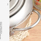 🍳🌡️Stainless Steel Deep Fry Pot | Built-in Thermometer & Oil Drain Rack🫗