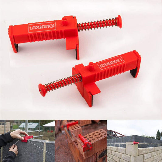 ⚡🏗️Brick Line Clips – Adjustable PA6, durable & easy setup🧱