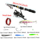 🎣🌊 Portable Travel Fishing Kit | Compact Telescopic Rod for Camping & Road Trips
