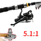 🎣🌊 Portable Travel Fishing Kit | Compact Telescopic Rod for Camping & Road Trips