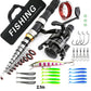 🎣🌊 Portable Travel Fishing Kit | Compact Telescopic Rod for Camping & Road Trips