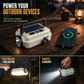 ⛺💡Dual-Light Solar Camping Lantern | Light Up Your Campsite & Charge Your Phone